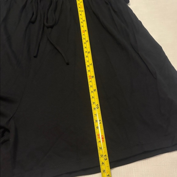 7th RAY Black multi Tassel Romper off shoulder SZ XL w/pockets vacay resort NWT - Picture 9 of 13